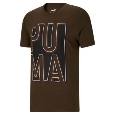 

Puma Outside The Box Футболка с круглым вырезом и короткими рукавами Мужские зеленые повседневные топы 67461, Зеленый, Puma Outside The Box Crew Neck Short Sleeve T-Shirt