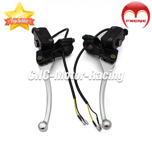 CNC Motorcycle Clutch Brake Lever Master Cylinder Reservoir 