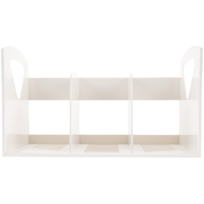  Bookcases Bookshelfs White Display Magazine Portable Office