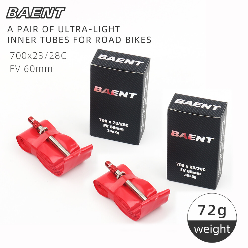 BAENT Ultralight Bicycle TPU Inner Tube 700x23/28C Road Bike
