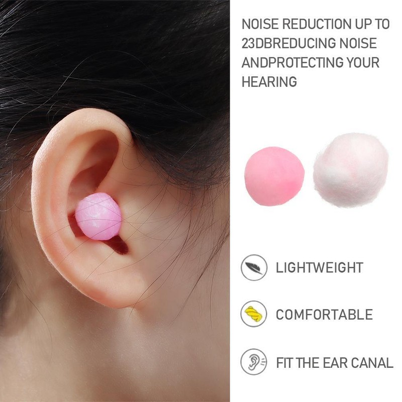 Cotton Wax Ear Plugs