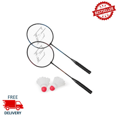 EastPoint Sports 2 Player Badminton Racket Set Contains 2 Rackets with Steel NEW