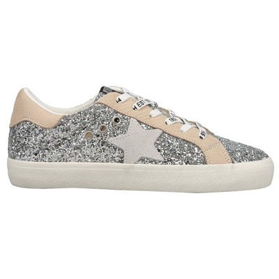 

Винтажные женские кроссовки Havana Bani Glitter Slip On, размер 5,5 м, повседневная обувь BAN, Серебряный, Vintage Havana Bani Glitter Slip On
