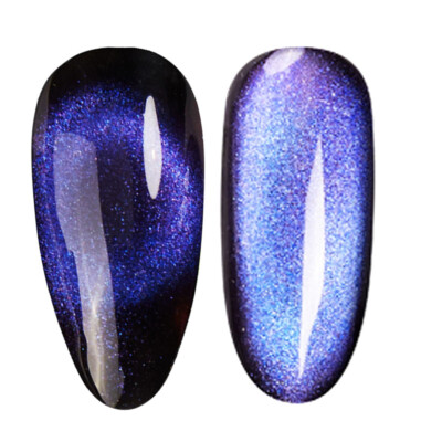 Cre8tion LED/UV Cure Soak Off Gel Polish Cat Eye 9D  0.5 Oz - Mystical #08