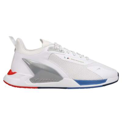 

Puma Bmw Mms Zenonspeed Перфорированные мужские белые кроссовки на шнуровке Повседневная обувь 307, Белый, Puma Bmw Mms Zenonspeed Perforated Lace Up