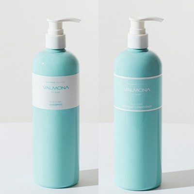 Valmona Recharge Solution Blue Clinic Shampoo Nutrient Conditioner 480ml Set