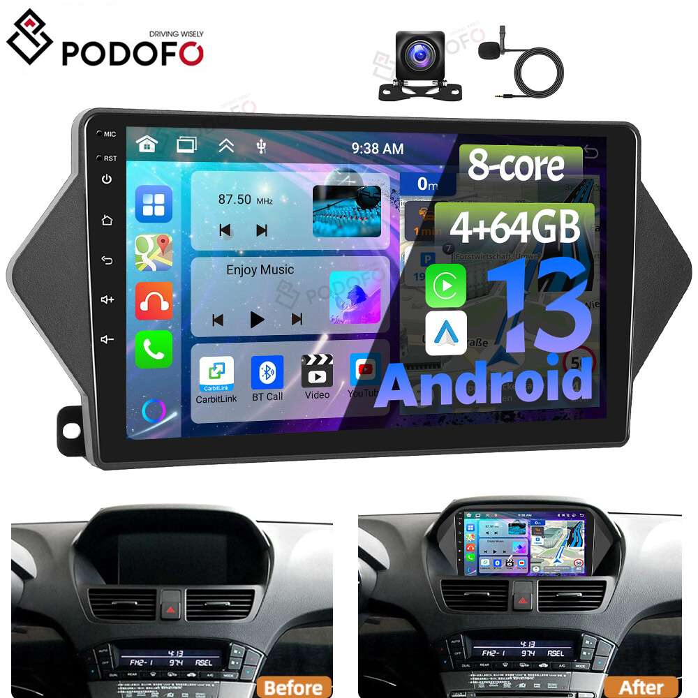 4 + 64G Автомобильный стерео радио Carplay GPS Navi для Hyundai Santa Fe IX45 2013-2018 Cam