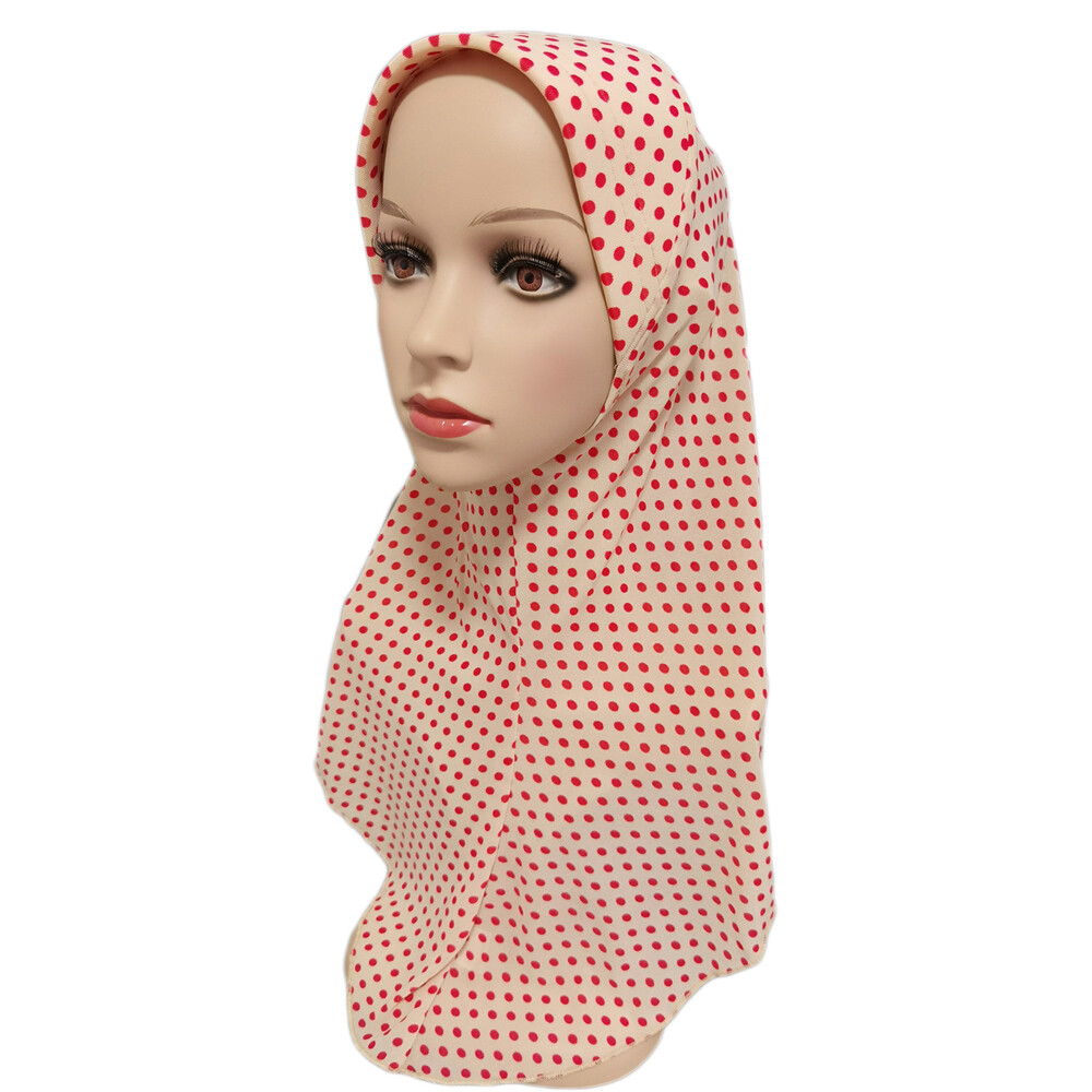 One Piece Turban Hijab Hat Muslim Women Prayer Headscarf Turban Amira Instant