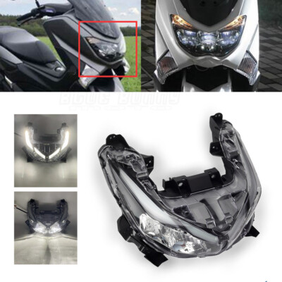 Front LED Headlight w/ Hi/Lo Beam DRL For Yamaha Aerox 155 125 NVX155 2015-2019