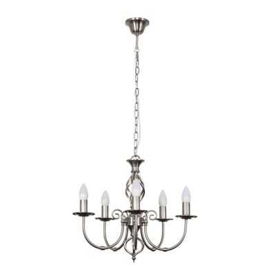 Traditional 5 Way Chandelier Ceiling Light Fitting Twisted Design LED Bulbs