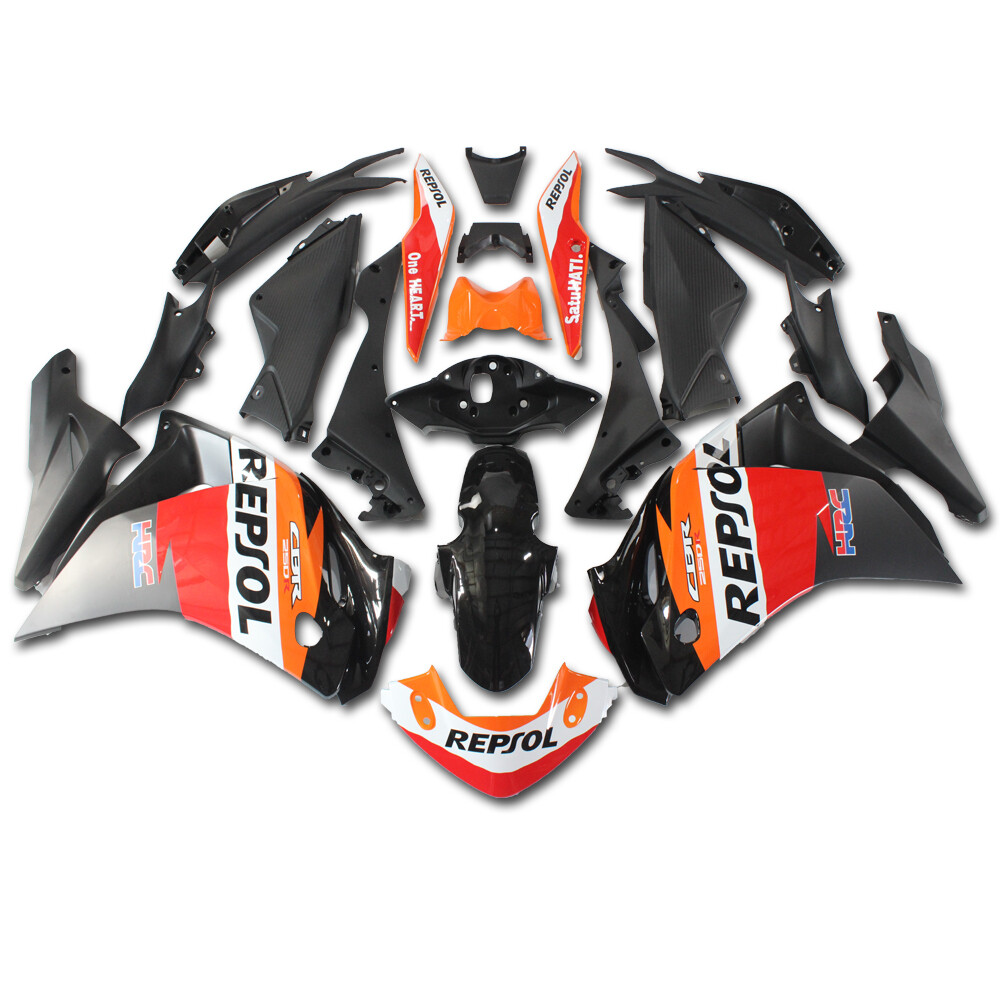 FK Injection Orange Repsol Fairing Fit for Honda 2011-13 CBR 250R ...