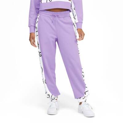 

Спортивные брюки Puma Britto X Graphic Womens Purple Casual Athletic 532237-81, Фиолетовый, Puma Britto X Graphic Sweatpants
