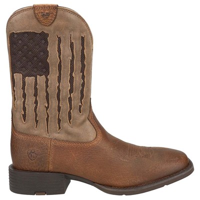 

Ariat Sport My Country Venttek Patriotic Square Toe Cowboy Mens Brown Casual Bo, Коричневый, Ariat Sport My Country Venttek Patriotic Square Toe Cowboy