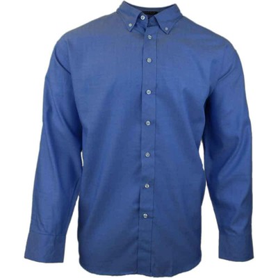 

Рубашка Rivers End Herringbone, мужская, размер , повседневная, 512-OXB, Синий, River's End Herringbone Shirt