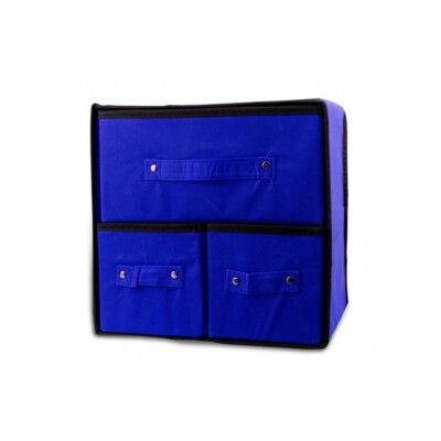 049880 Organisateur economie d'espace 3 Tiroirs   WELKHOME 30X29X22CM