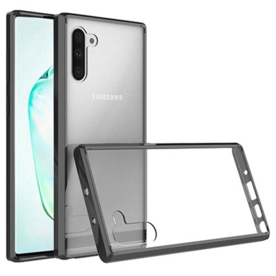 For Samsung Note 10 Bumper Premium Slim Clear Transparent Hard PC TPU Hybrid Cas