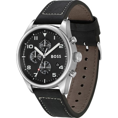 Pre-owned Hugo Boss Black Mens Chronograph Watch View 1513987