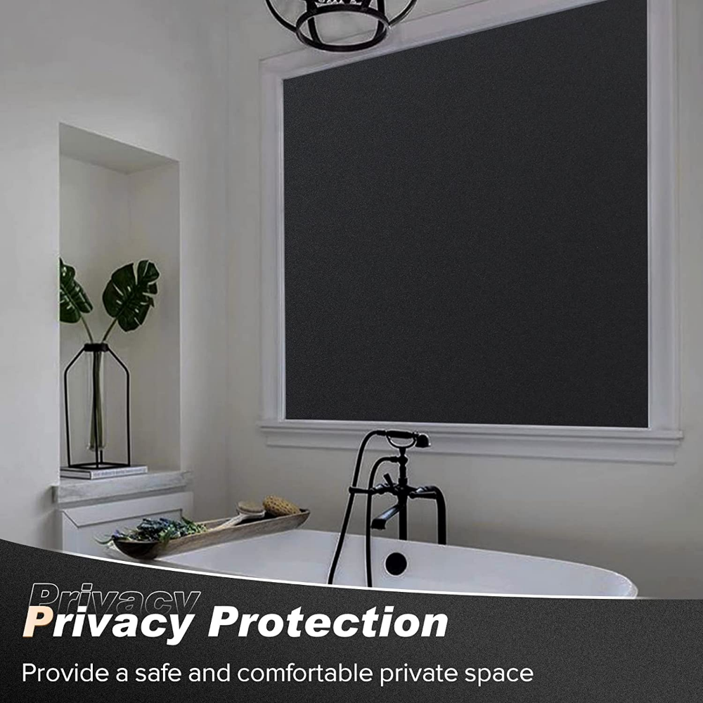 rabbitgoo Blackout Window Film Privacy Static Cling Home Glass Tint Stickers