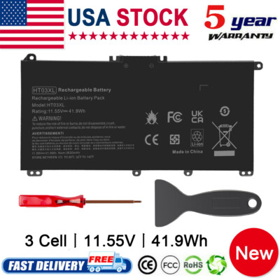 Battery For HP pavilion x360 Convertible 14m-dh0001dx 14m-dh1003dx HSTNN-LB8M