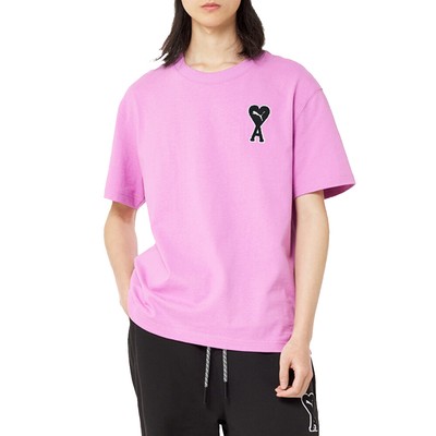 Футболка с круглым вырезом и коротким рукавом с логотипом Puma Ami X, женские повседневные топы размера XL, 53599