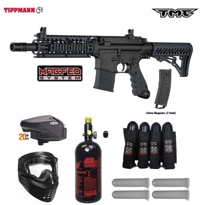 Tippmann Maddog TMC MAGFED Expert Paintball Gun Marker Package