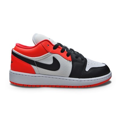 

Кроссовки Nike Air Jordan 1 Low SE (GS) для юниоров — FB4420 616 — инфракрасный 23 черный белый, Красный, Air Jordan 1 Low SE