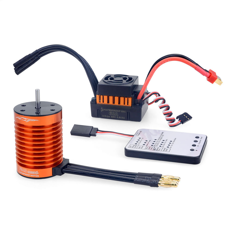 Brushless Motor LED Program Card Combo for 1/12 1/14 RC Car Vehicles Model