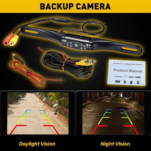 170° License Plate Night For Vision Waterpro