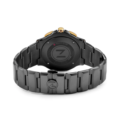 NOVE NOVE TRIDENT ULTRA SLIM DIVER BLACK GOLD WATCH - BRAND
