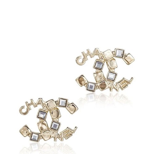 CHANELココマーク CHANEL Coco Mark 2888 Gold GP Earrings From Japan Pre Owned