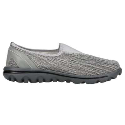

Женские серые кроссовки Propet Travelactiv Slip-On Повседневная обувь W5104-BLK, Grey, Propet Travelactiv Slip-On