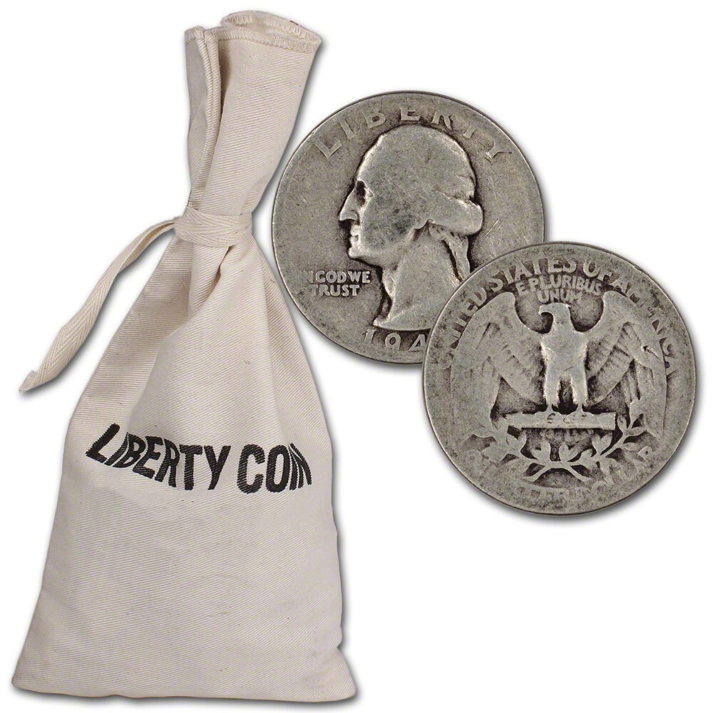 90% Silver Quarters - $100 Face Value Bag | eBay