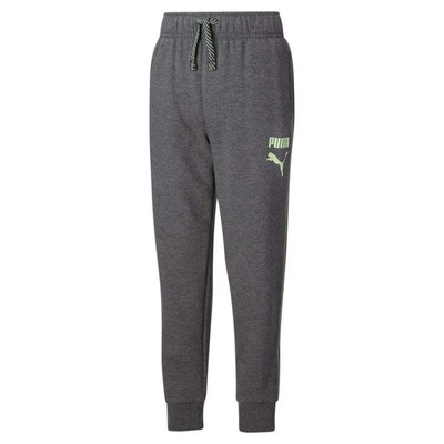 Серые повседневные спортивные брюки Puma Splatter Pack Joggers Youth Girls 85902002