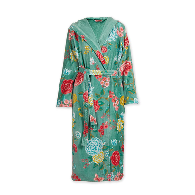 Peignoir femme top éponge capuche