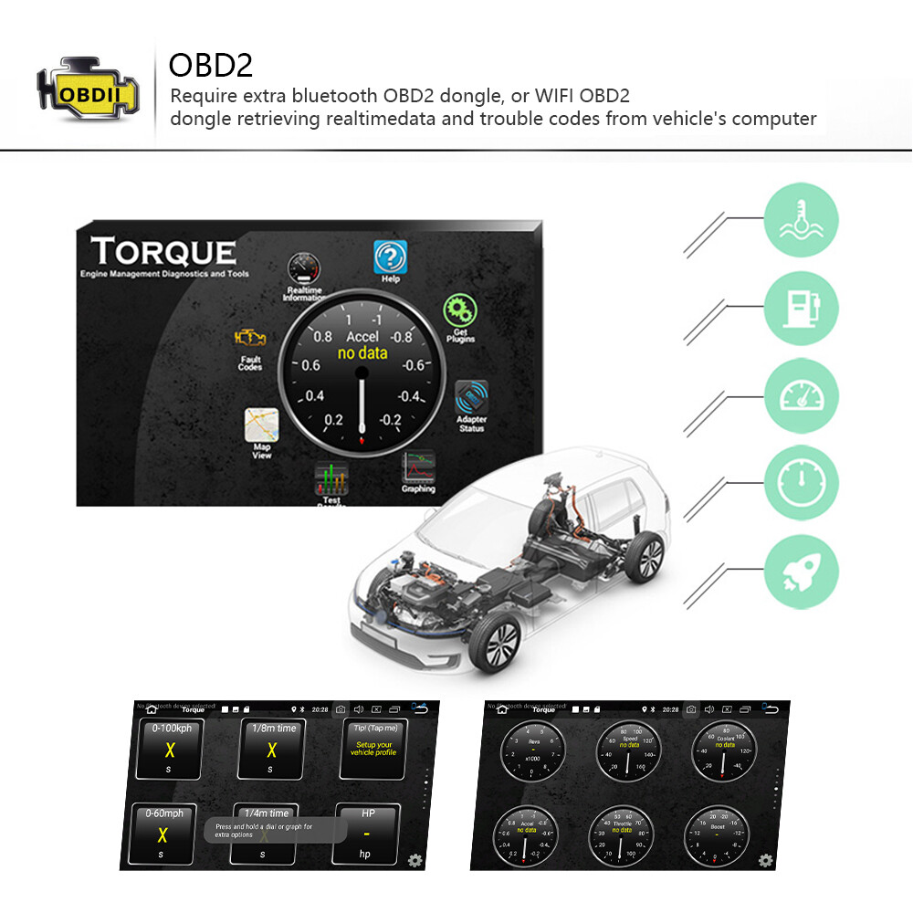 10" Android 13 Double 2Din Car Stereo CarPlay Auto Radio GPS Navi WiFi BT 2+32GB