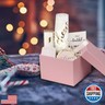 Square Gift Boxes with Lids Set of 4 Pink Gift Box Assorted Sizes Nesting Gift Boxes for Presents Birthday Bridesmaid Wedding Valentines Christmas Party Favor Boxes