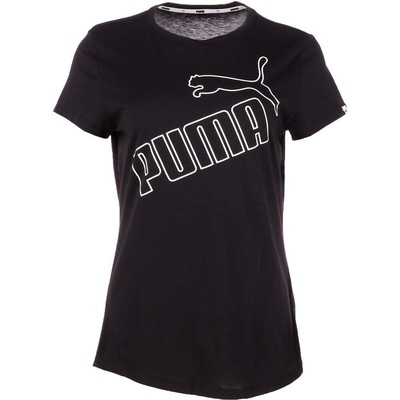 

Футболка Puma Diving Crew Neck с коротким рукавом женские черные повседневные топы 84577608, Черный
