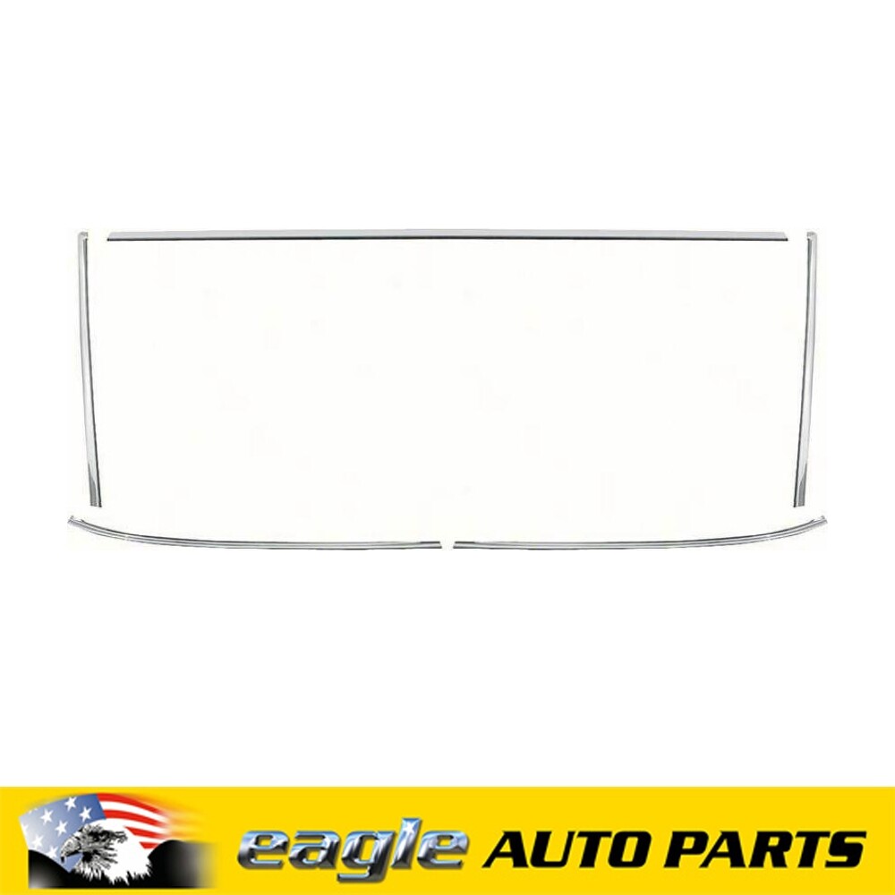 Chev Impala 65 66 67 2 Door Hardtop Windshield Moulding Set