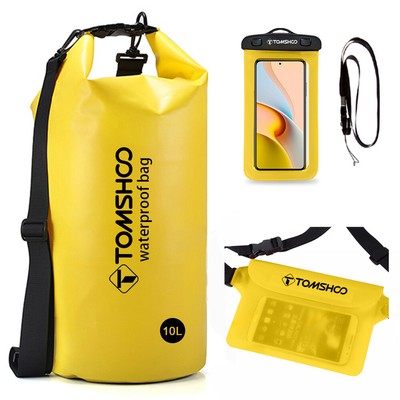  Set of 3 Dry Bags Waterproof Lightweight  Dry  with O1B4