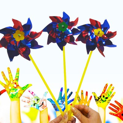 20pcs Windmills Wind Spinners Outdoor Pinwheels Windmill Toy
