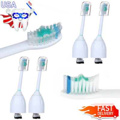 4 Pack Electric Toothbrush Brush Heads Replacement for Philips Sonicare E-Series