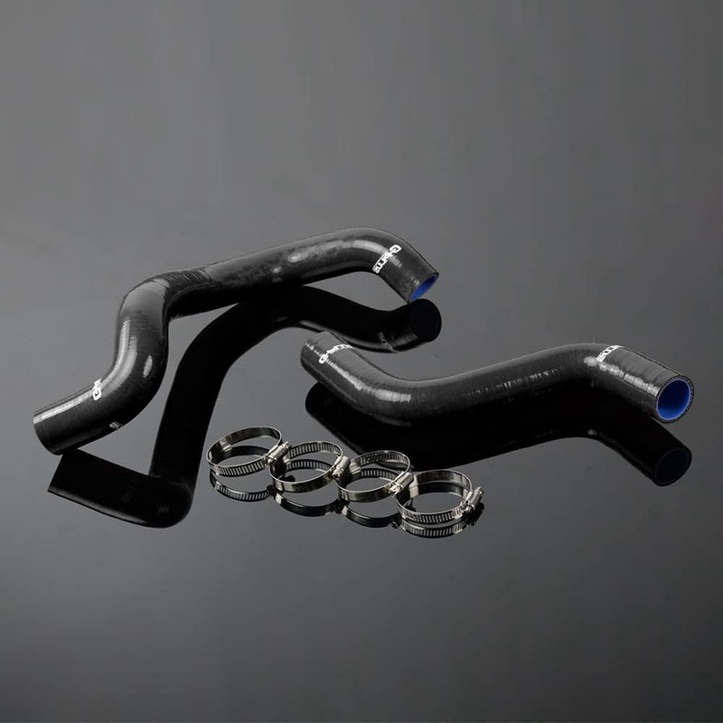 Black Silicone Radiator Hose Kit W/Clamps for 1995-1999 Nissan Maxima VQ 3.0L