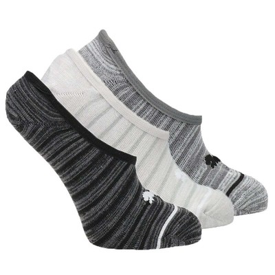 

Женские носки Puma 3Pk Non Terry No Show, размер 9–11, спортивные, повседневные, 858584-02, Grey