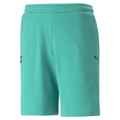 Шорты Puma Mapf1 Essential Shorts Мужские зеленые повседневные спортивные штаны 53369408