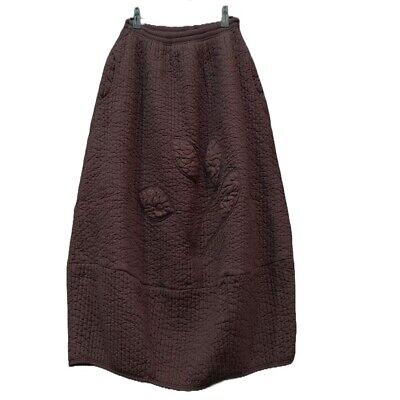 Mafuku quilted padded cotton banding long skirt ab6828A
