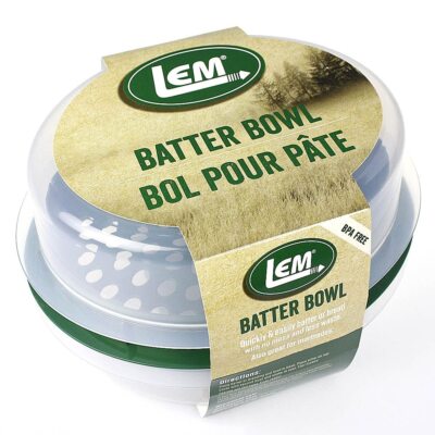 LEM Products Batter Bowl Translucent and Green