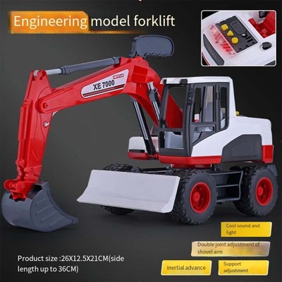Simulation large bulldozer sound and light multifunctional engineering vehicle