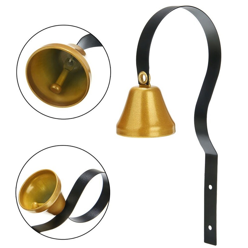 Store Wall Mounted Metal Shopkeepers Bell Retro Doorbell Doo
