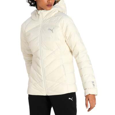 

Puma Pwrwarm Packlite 600 Hd Down Full Zip Jacket Womens Off White Casual Athlet, Puma Pwrwarm Packlite 600 Hd Down Full Zip Jacket