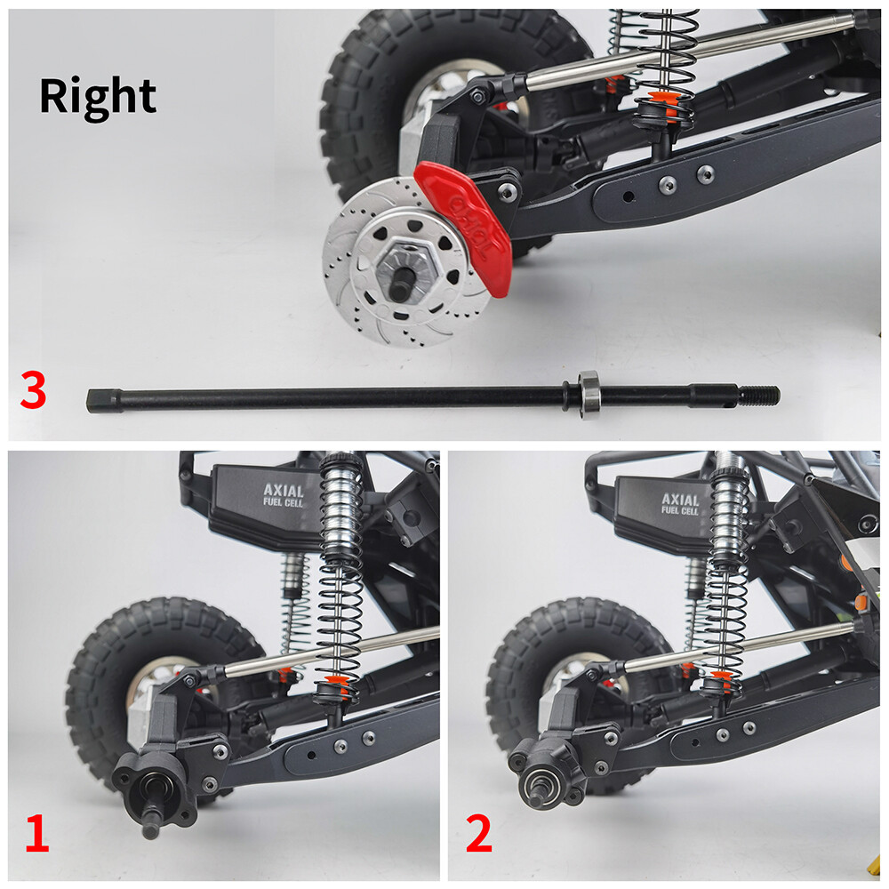 Metal Front / Rear CVD Drive Shaft for 1/10 RC Car AXIAL RBX10 Ryft 4WD AXI03005